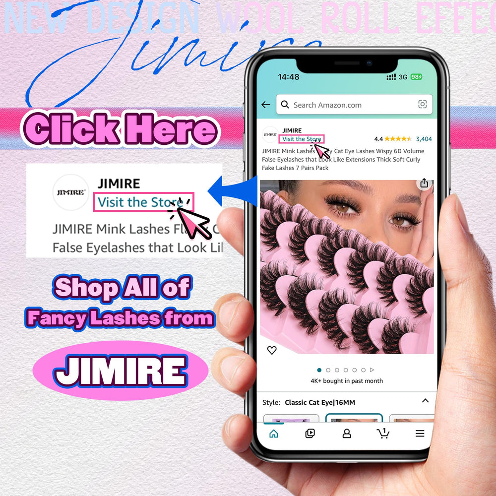 Cils JIMIRE confort-port, port durable sans pression.