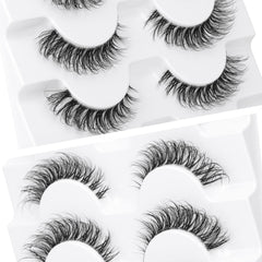 Utilisation avec eyeliner possible grâce à la bande transparente.