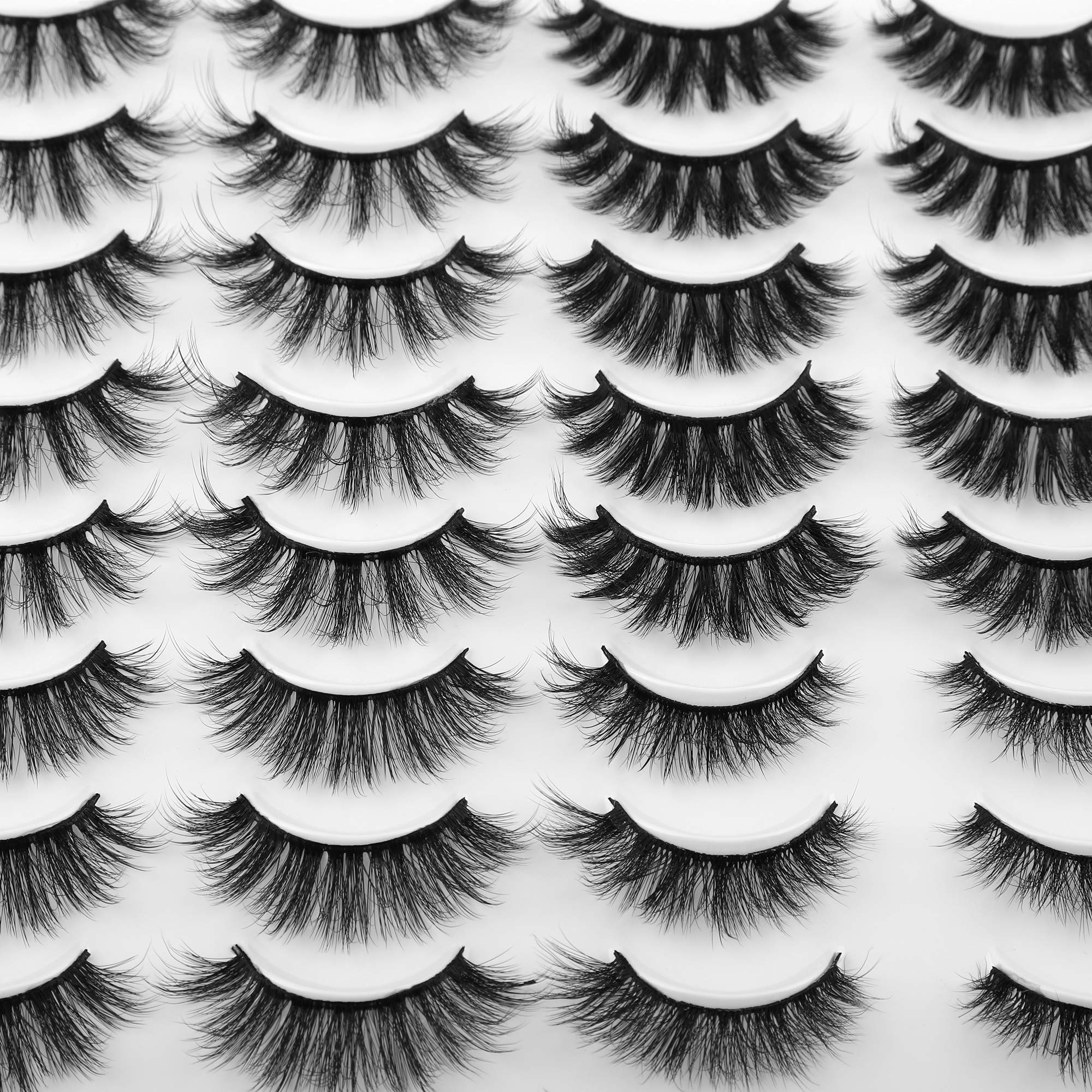 Faux cils JIMIRE bande flexible : application rapide et nettoyage facile.