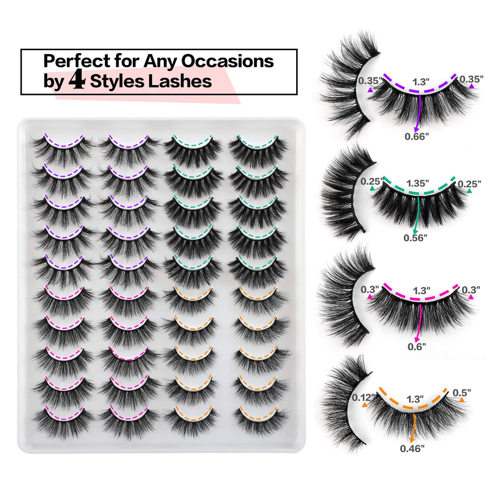 Faux cils JIMIRE style charme : regard plus doux et séduisant.