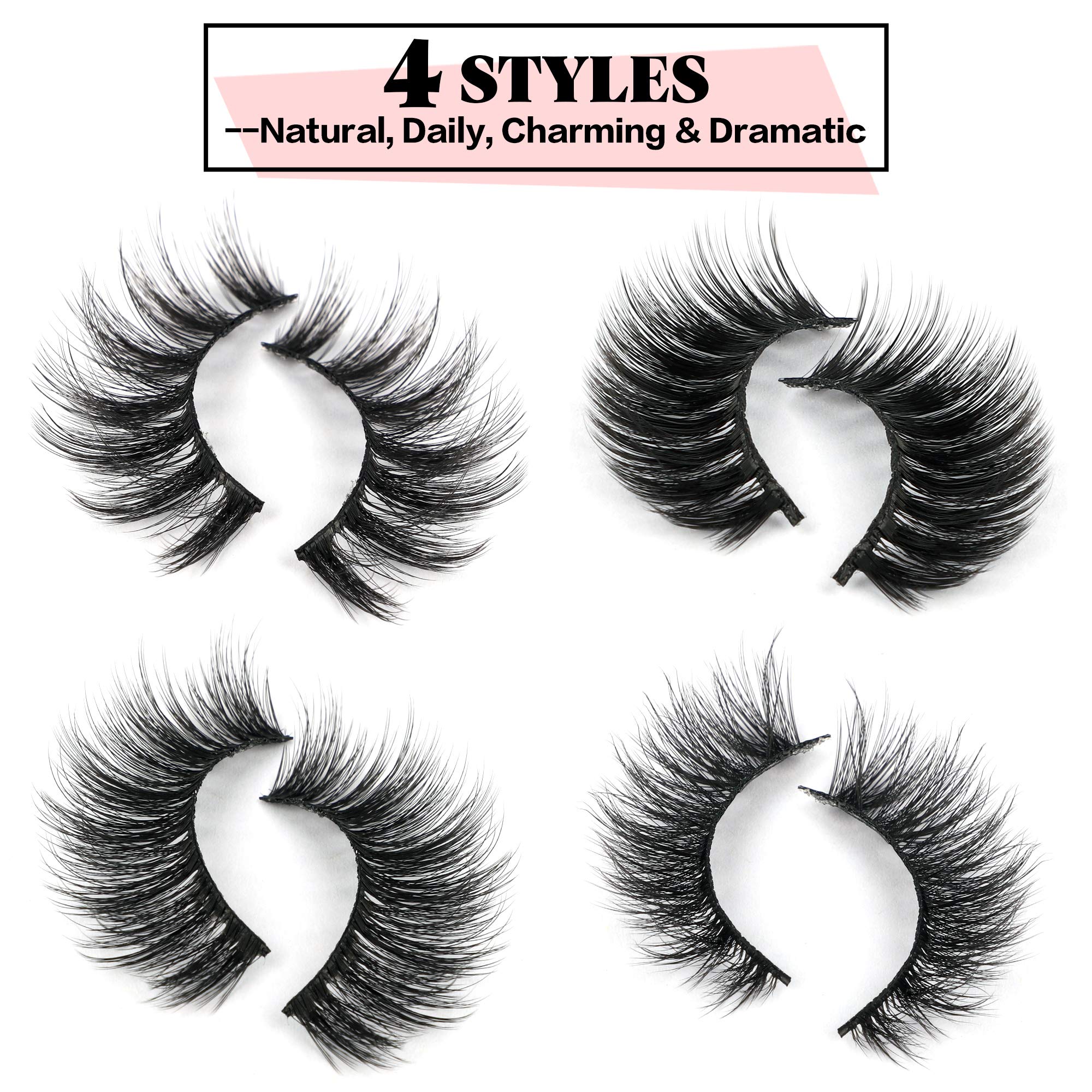 Faux cils JIMIRE style naturel : effet discret pour le quotidien.