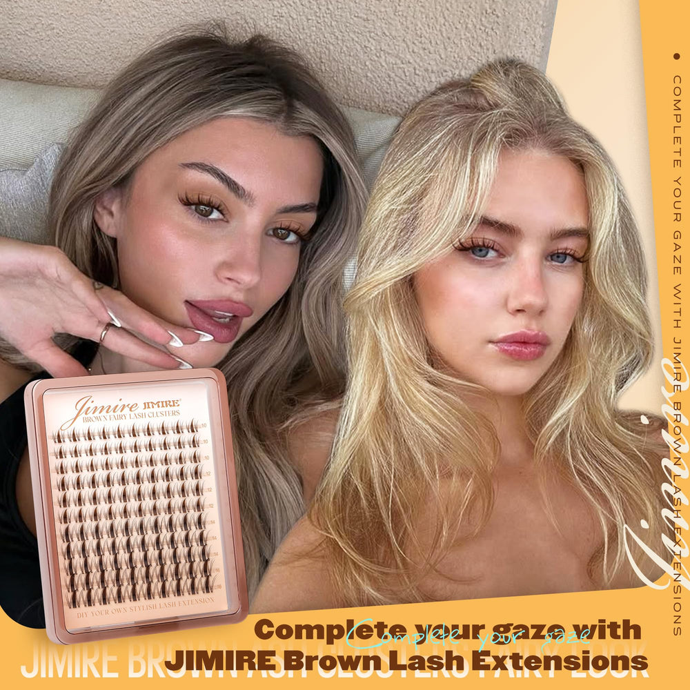 JIMIRE fibres fines, cruelty-free, offre un effet duveteux et léger.