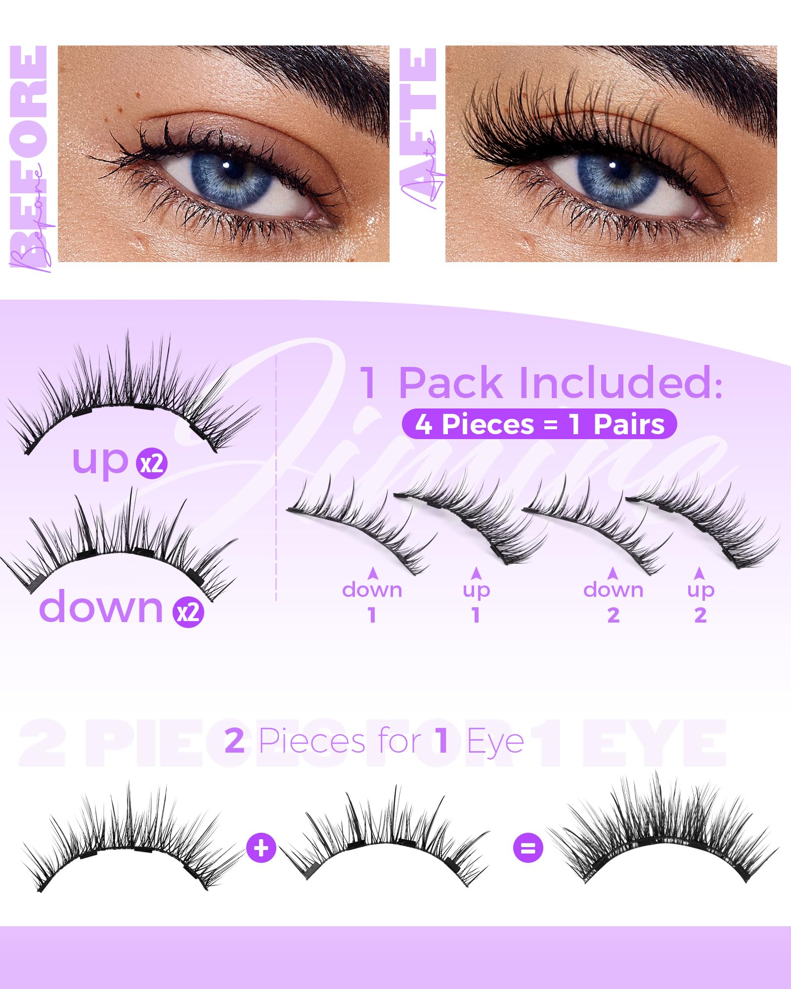 Jimire lash applicator tool for precise placement