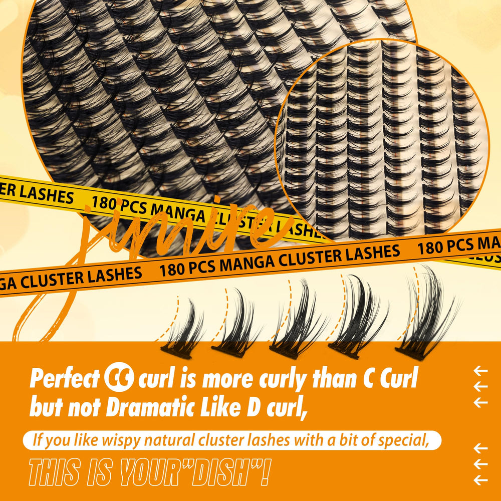 Look manga avec les clusters JIMIRE pour un regard distinctif.