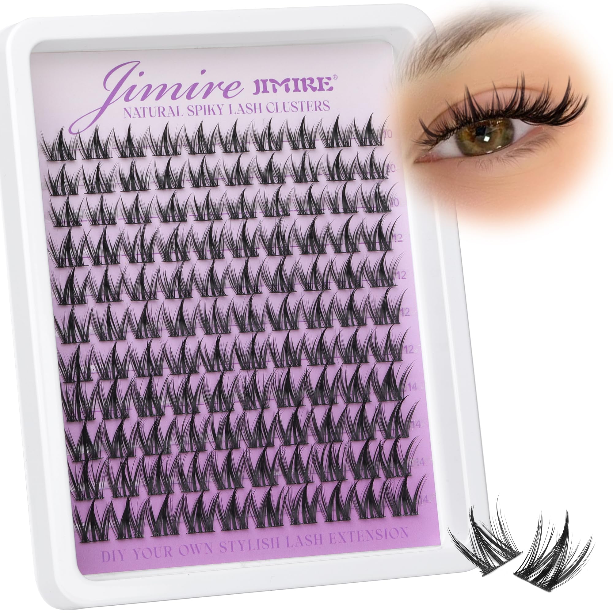JIMIRE Manga Lash Clusters : regard de biche et naturel.