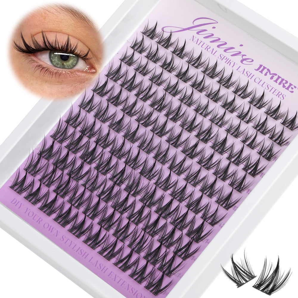 JIMIRE Manga Lash Clusters : yeux naturels à domicile, facile à réaliser.