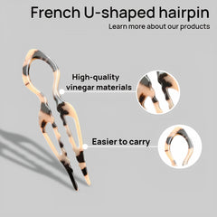 Ensemble de trois barrettes U Jimmidy Prestige pour fixation stable.