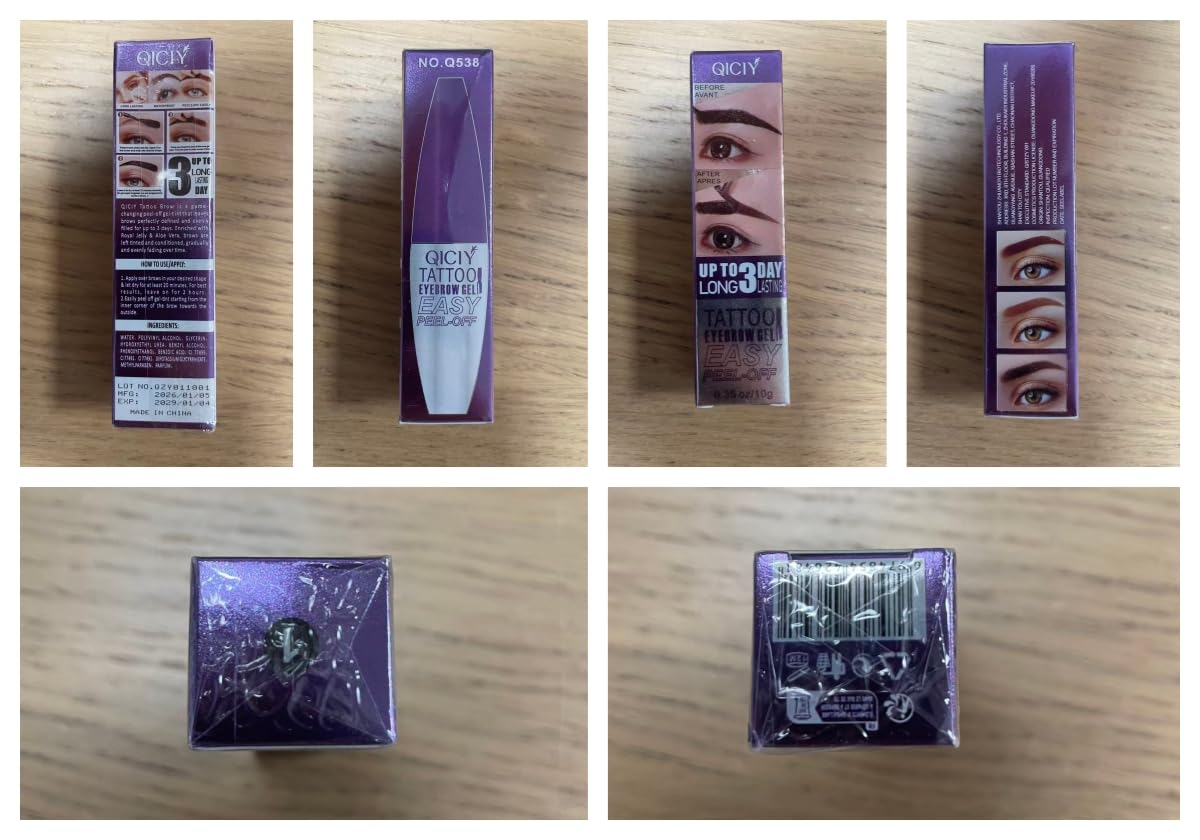Entretien facile des sourcils avec le kit JIMYAUQIN.