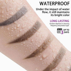 Application studio express sur sourcils brun avec JIMYAUQIN.