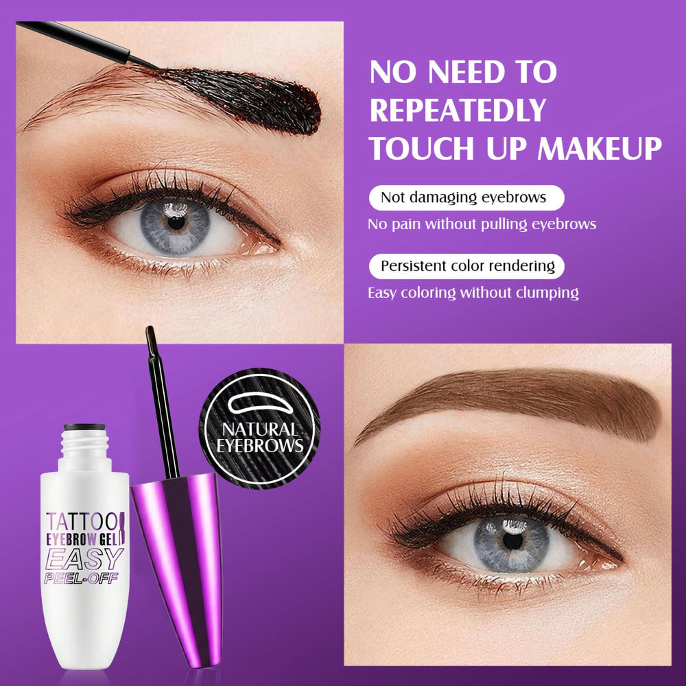 Voyage facile avec tenue waterproof JIMYAUQIN pour sourcils.