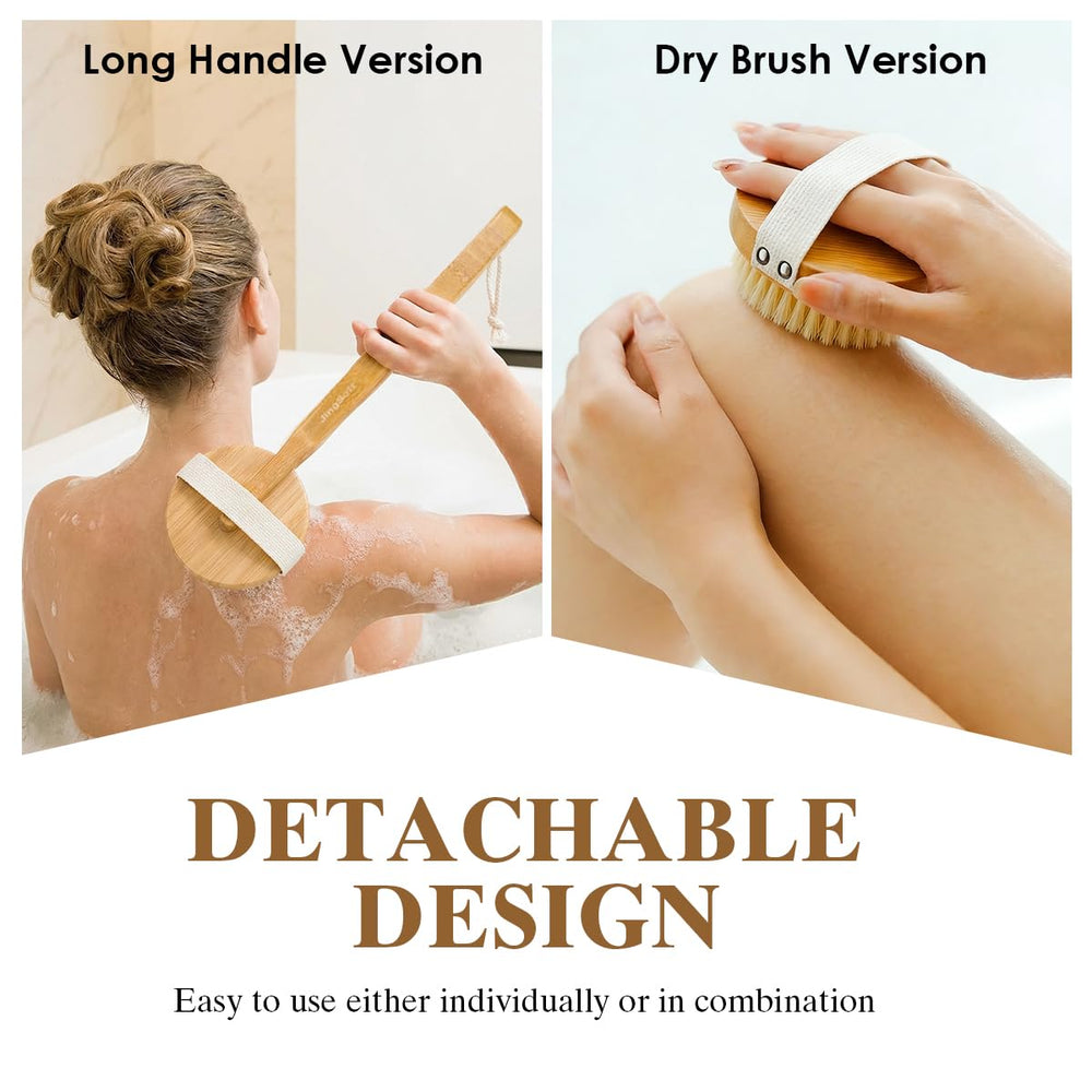 Brins sanglier naturels offrant une exfoliation douce.