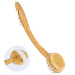 Brosse JingSoft pour corps, exfoliation en douceur avec poils naturels.