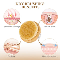 Brosse JingSoft douche 2-en-1 détachable pour usage flexible.