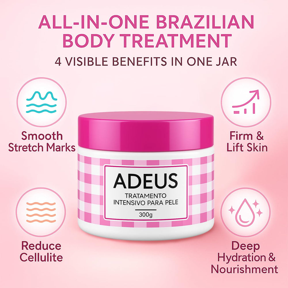 JINMAO Adeus Crème Brésilienne – texture rose soyeuse qui nourrit la peau sans gras.