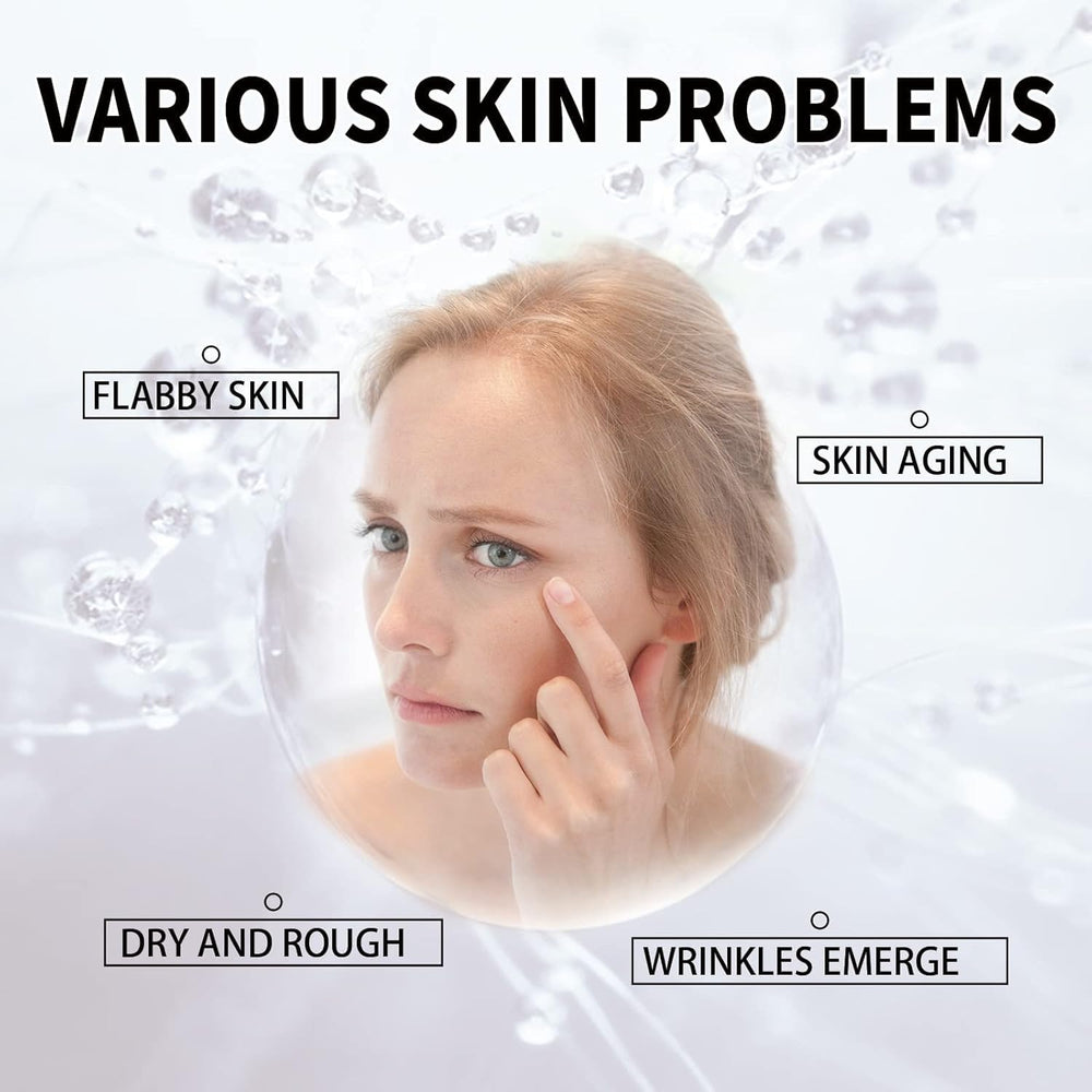JINMAO Qingling creme fermante visages après application.