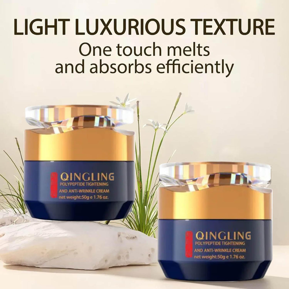 Texture delicatte de Qingling creme visuelle sans sentiment gras.