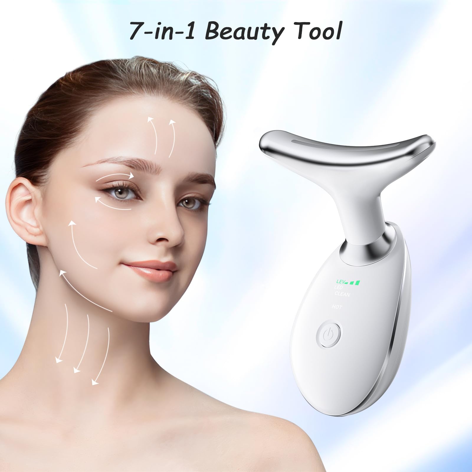 Jinstyles utilisation a domicile, soin du cou et du visage facilité.