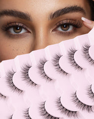Jiocolor cils aspect naturel 3D: met en valeur les yeux.