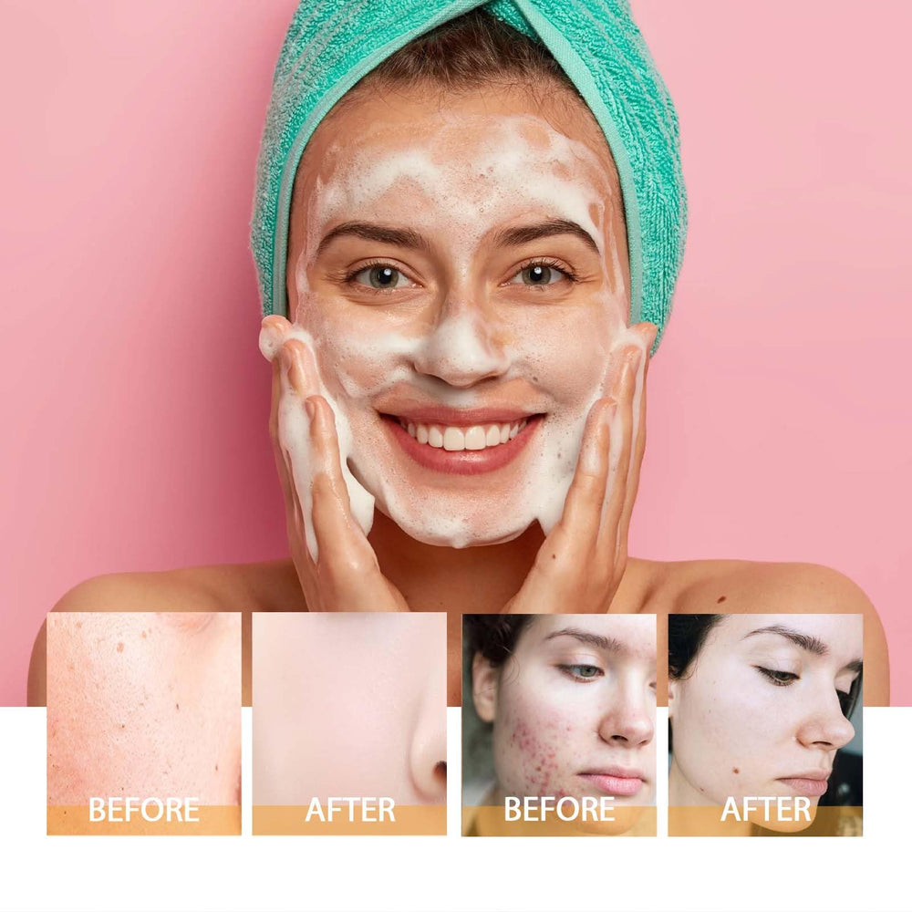 JISKG Glow Wash flacon pratique pour une routine rapide et efficace