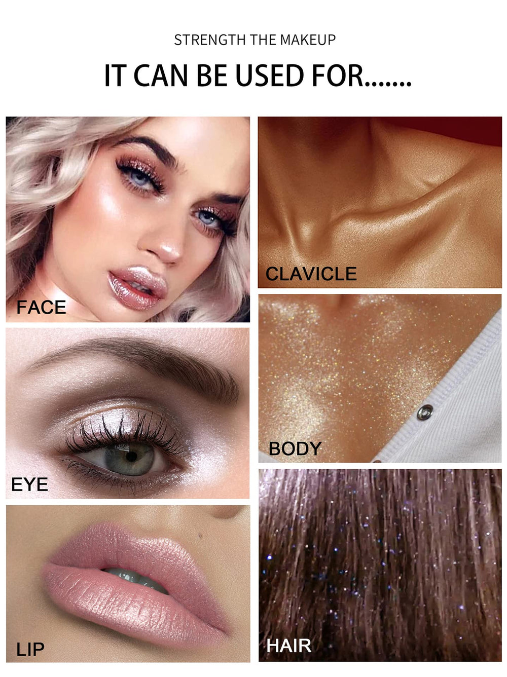 Texture soyeuse du highlighter JISKG pour un éclat durable sur la peau.