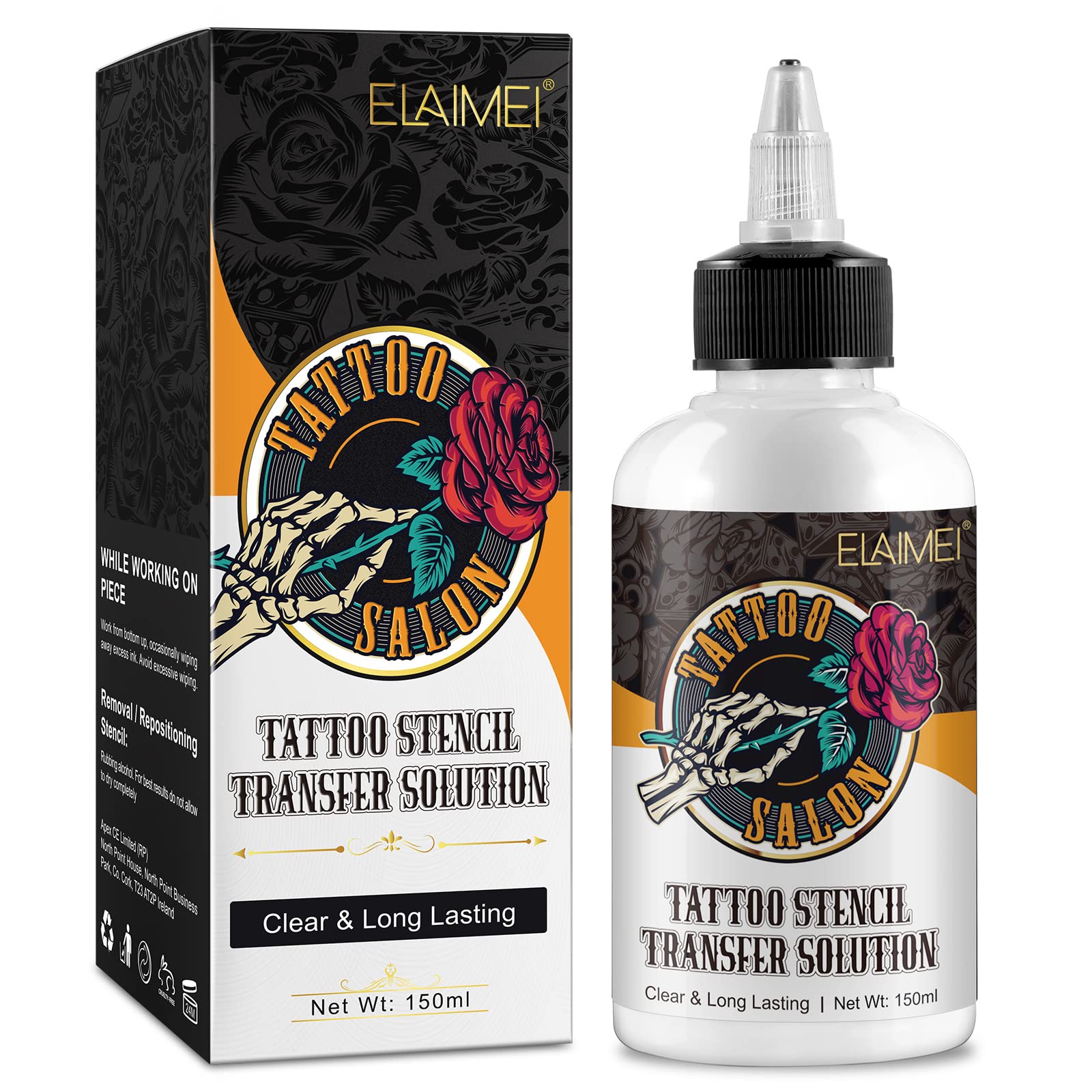Jiugonggang gel transfert pochoir tatouage : transfert clair et durable pour vos pochoirs