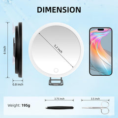 Angle réglable à 360° de la loupe 30x JJhxr pour divers angles.