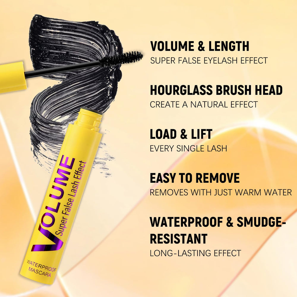 Mascara JJpopo résistant à l'eau et au sport, idéal pour journées pluvieuses ou séances intenses.