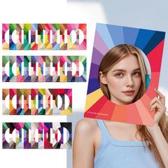 Jkrova kit drapage couleurs avec cadres visages pour identifier rapidement votre saison.