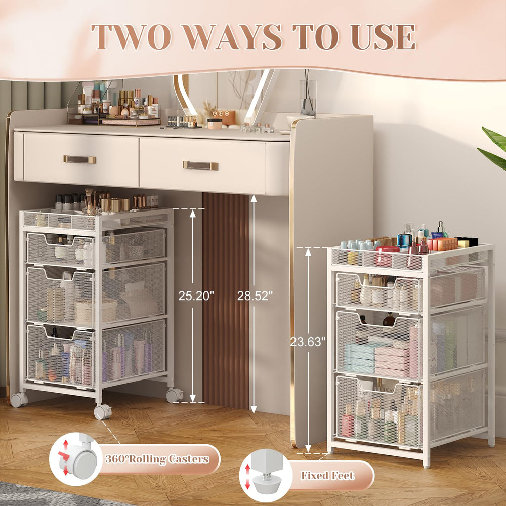JKsmart aménagement tiroirs modulables pour accessoires beauté.