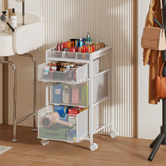 JKsmart diviseurs DIY sur panneau supérieur pour organiser pinceaux et crayons.