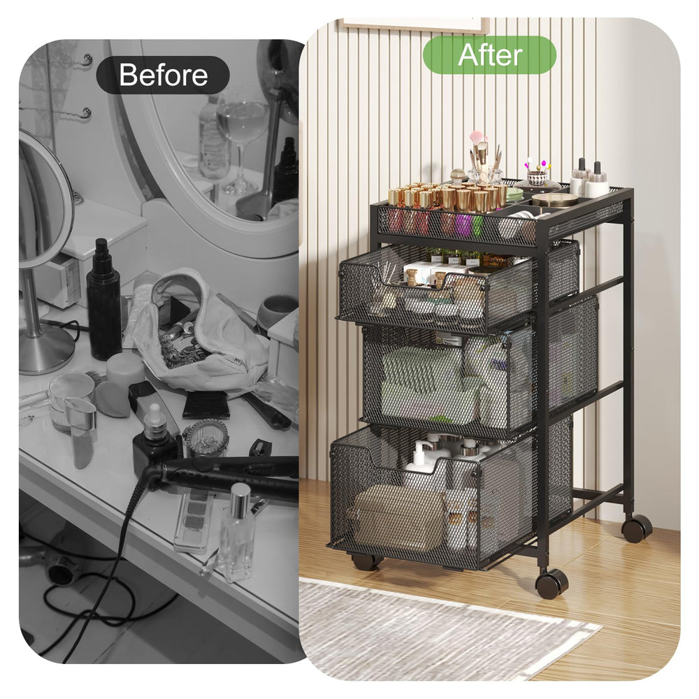 JKsmart meuble beauté mobile idéal pour studios et salons.