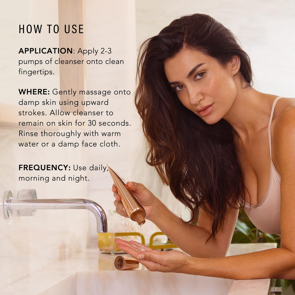 Application visage en massage par JLO BEAUTY pour une peau équilibrée