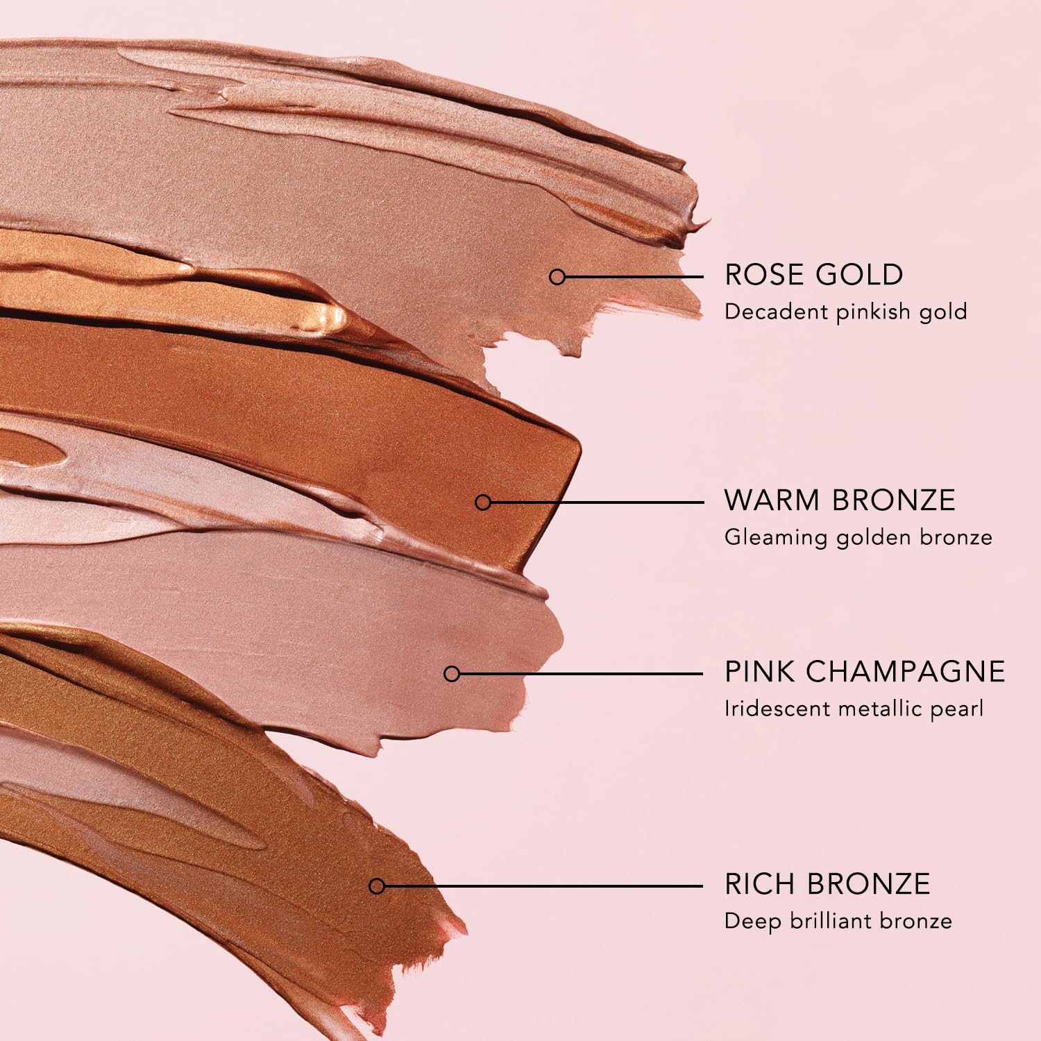 JLO BEAUTY Complexion Booster Rose Gold bronzer liquide, teint chaud et lumineux.