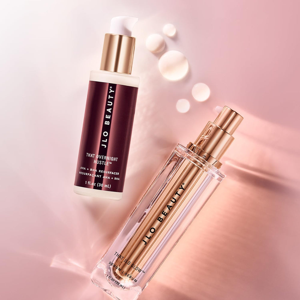 Duo soin JLO BEAUTY en coffret cadeau, routine rapide.