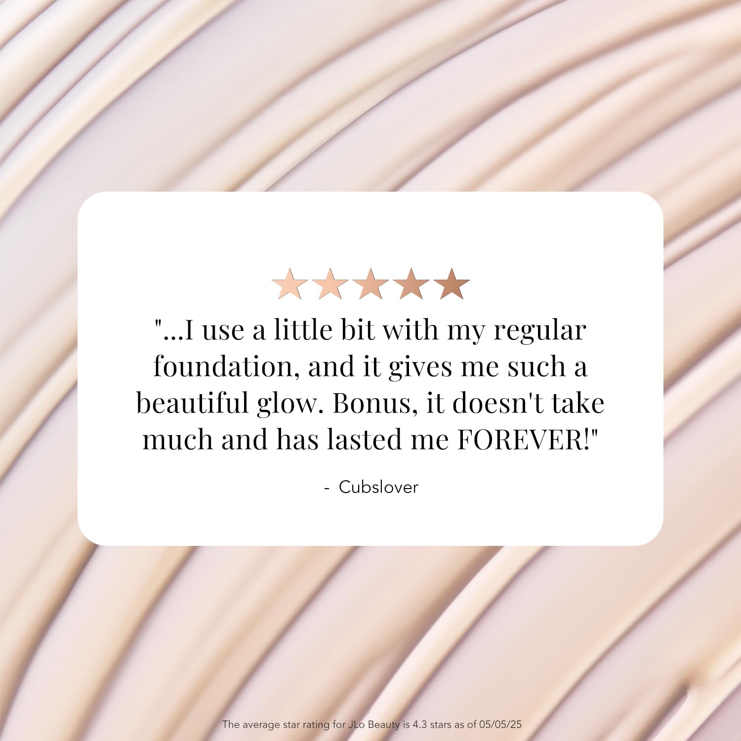 JLO BEAUTY Format voyage 30 ml, pratique pour déplacements.