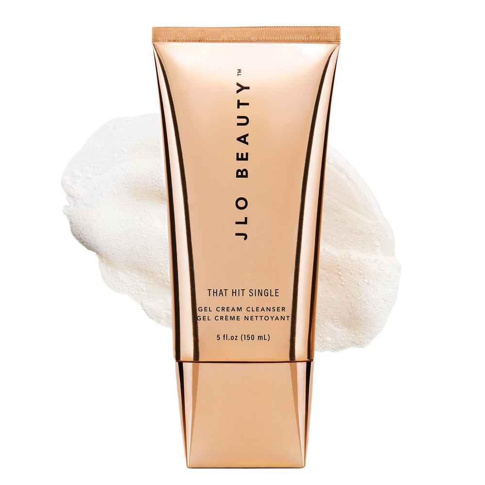 JLO BEAUTY nettoyant visage gel-crème en flacon pompe purifie la peau