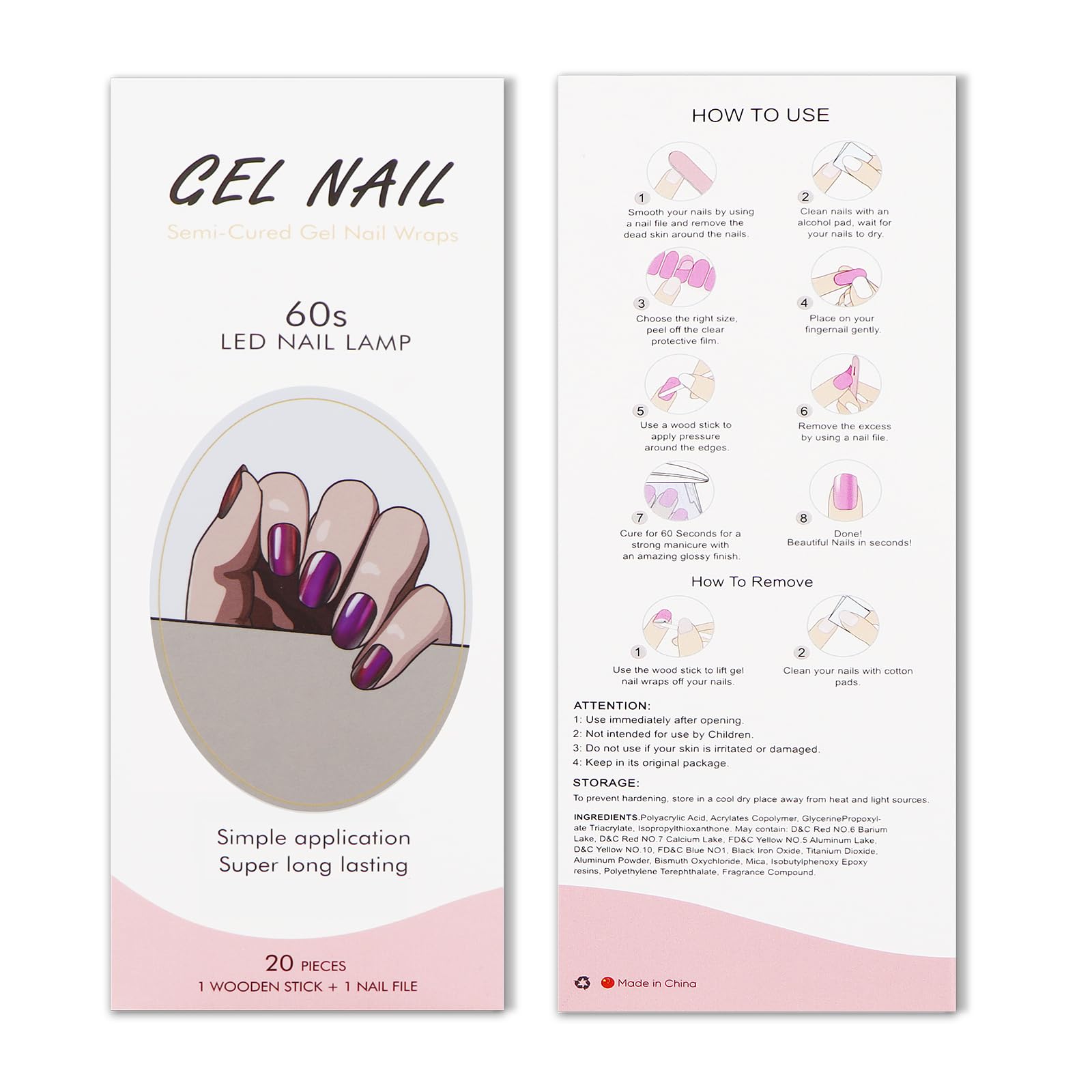 JMEOWIO Design Laser Violet, finition semi-cuite et look salon.