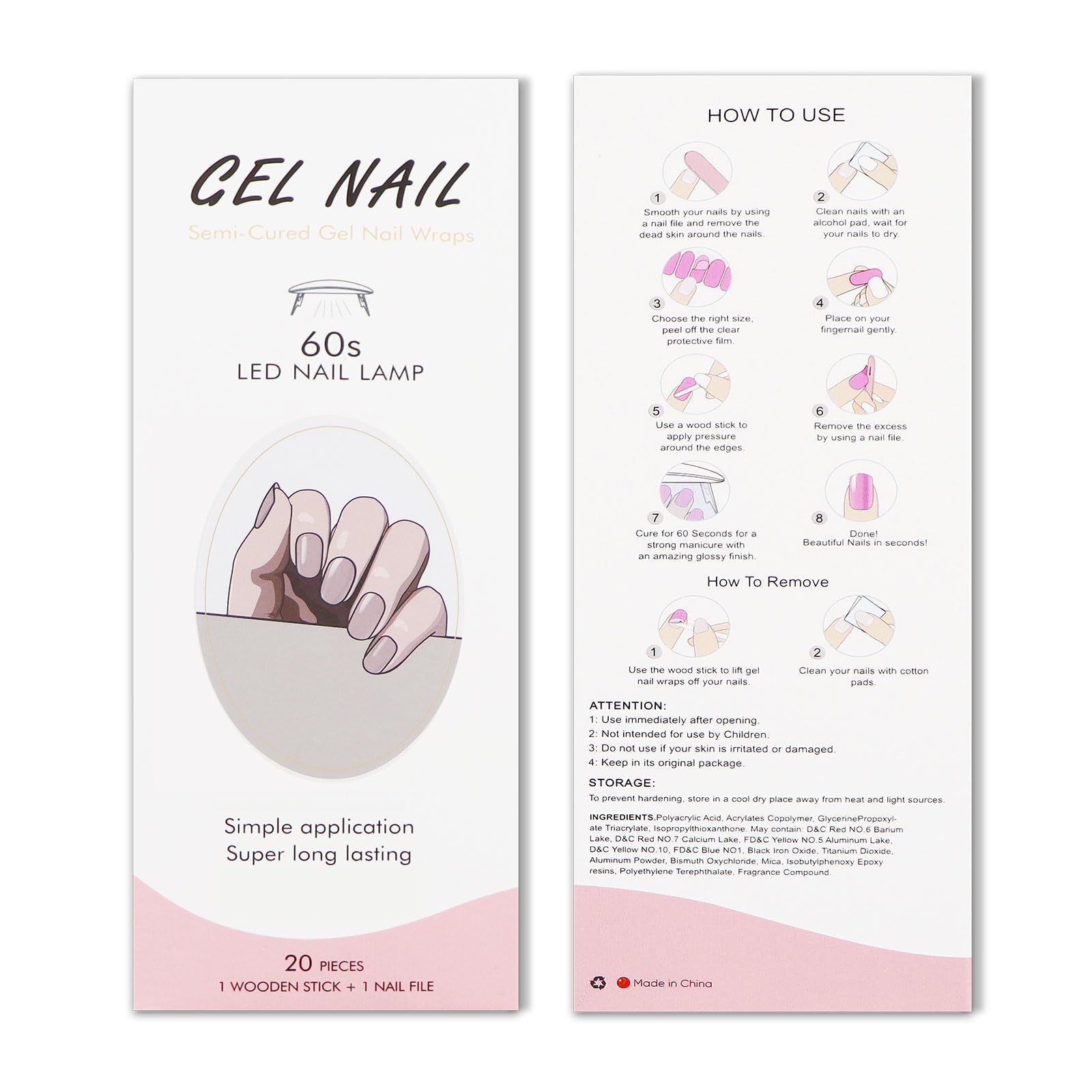 JMEOWIO stickers gel café : cadeau beauté idéal.