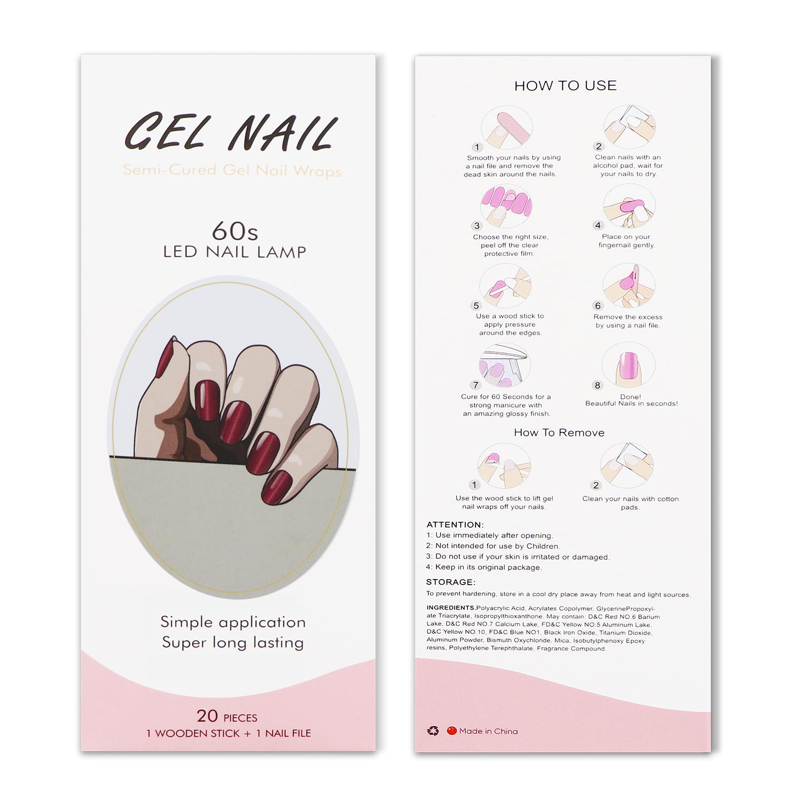 JMEOWIO Vernis gel Yeux de chat rouge, finition lisse et rapide.