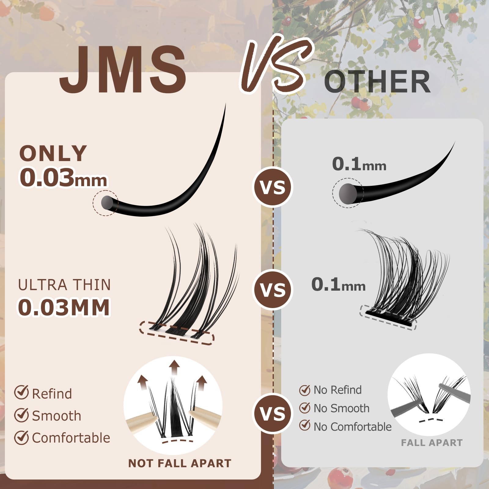 JMS&JMS Adhésif et scellant garantissent une tenue durable.