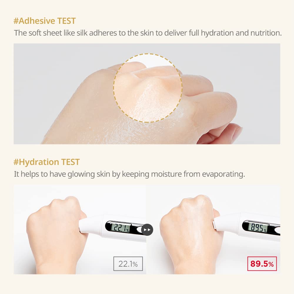 JMsolution masque-caviar-or-24k effet-revitalisant: teint lumineux après utilisation.