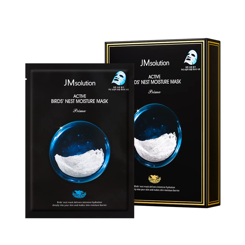 JMsolution Masque Nid d'Oiseau actif pack de 10 – hydratation légère