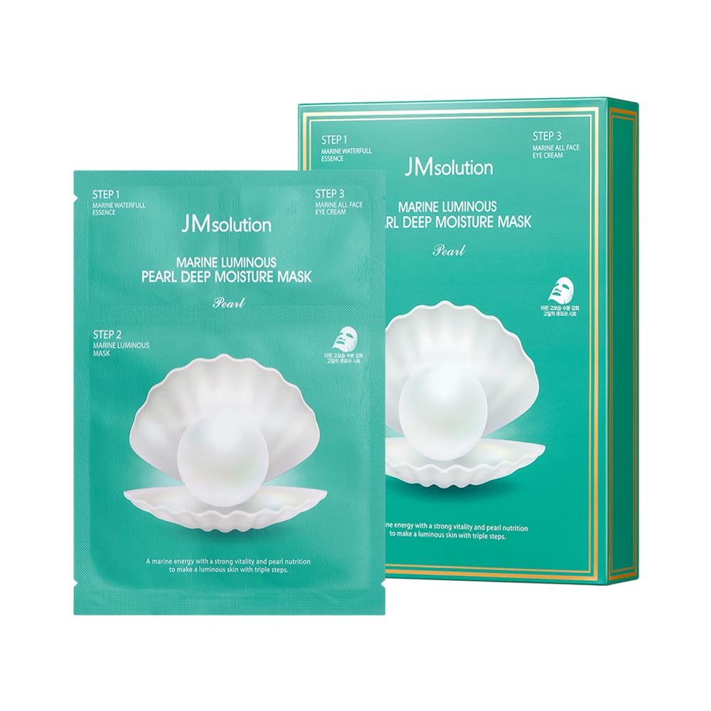 JMsolution masque perle marine pour un teint lumineux et hydraté.