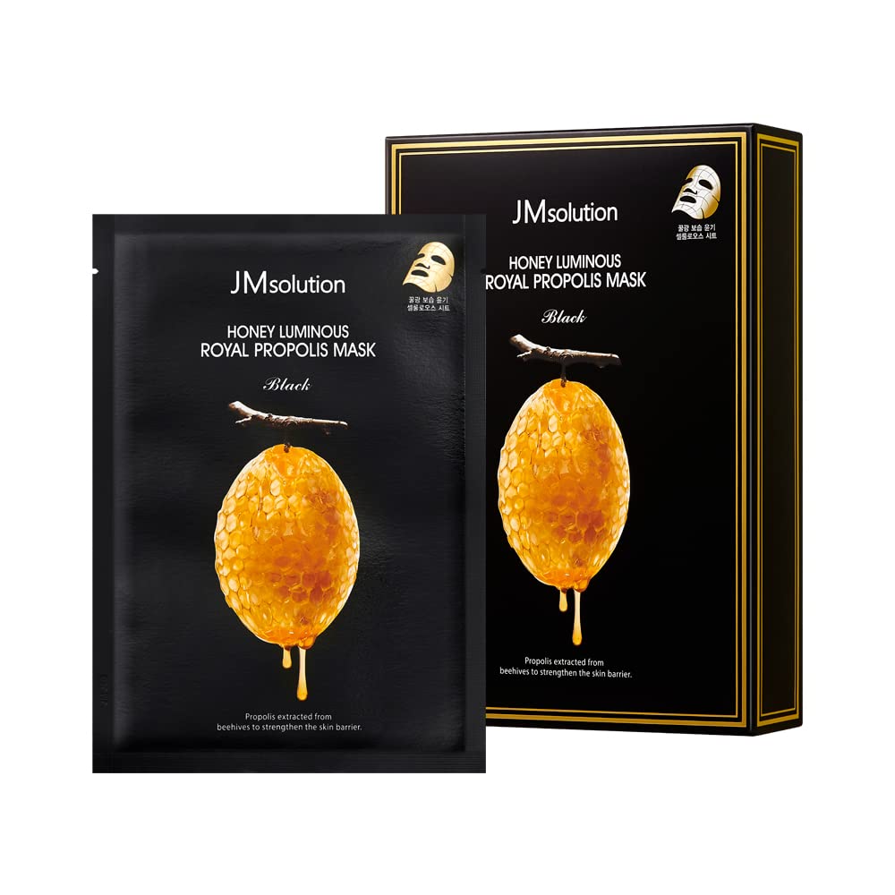 JMsolution masque-visage miel-propolis royal; hydratation riche et nutrition
