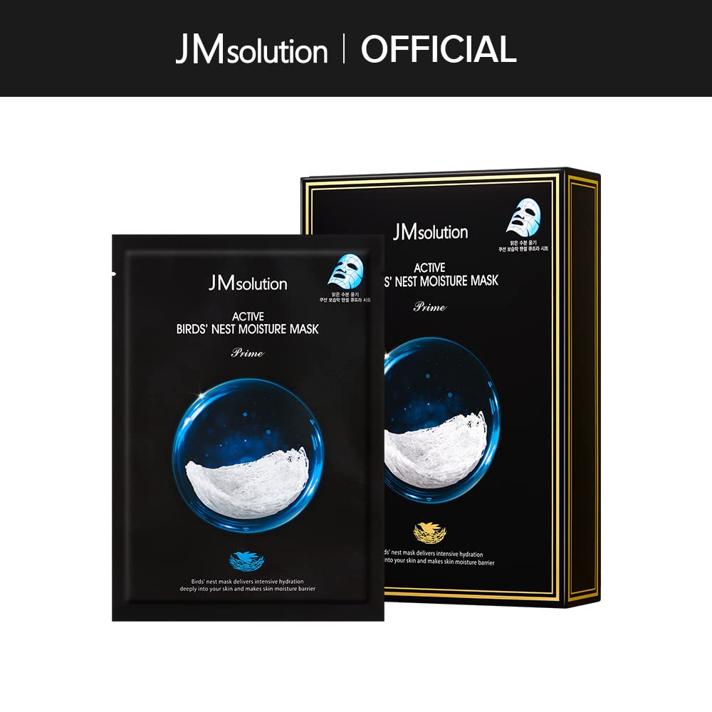 Texture du masque Nid d'Oiseau Actif sur la peau