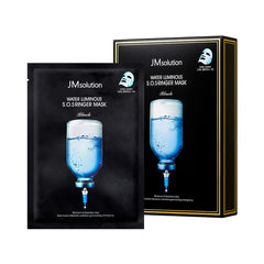 JMsolution Water Luminous S.O.S Ringer Mask packaging indicating hydration quality
