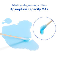 Emballage individuel des coton-tiges JMU assure hygiène et praticité.