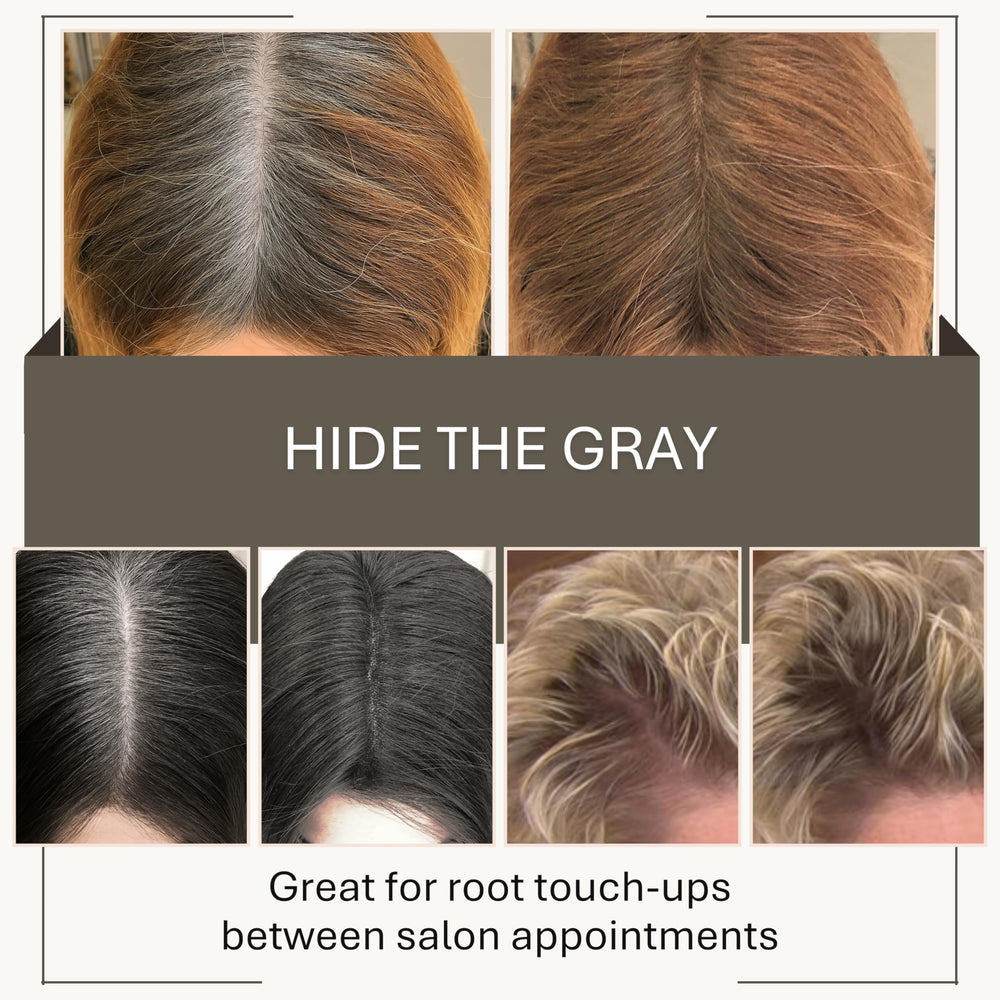 Couleur adaptée brunette offrant une transition naturelle.