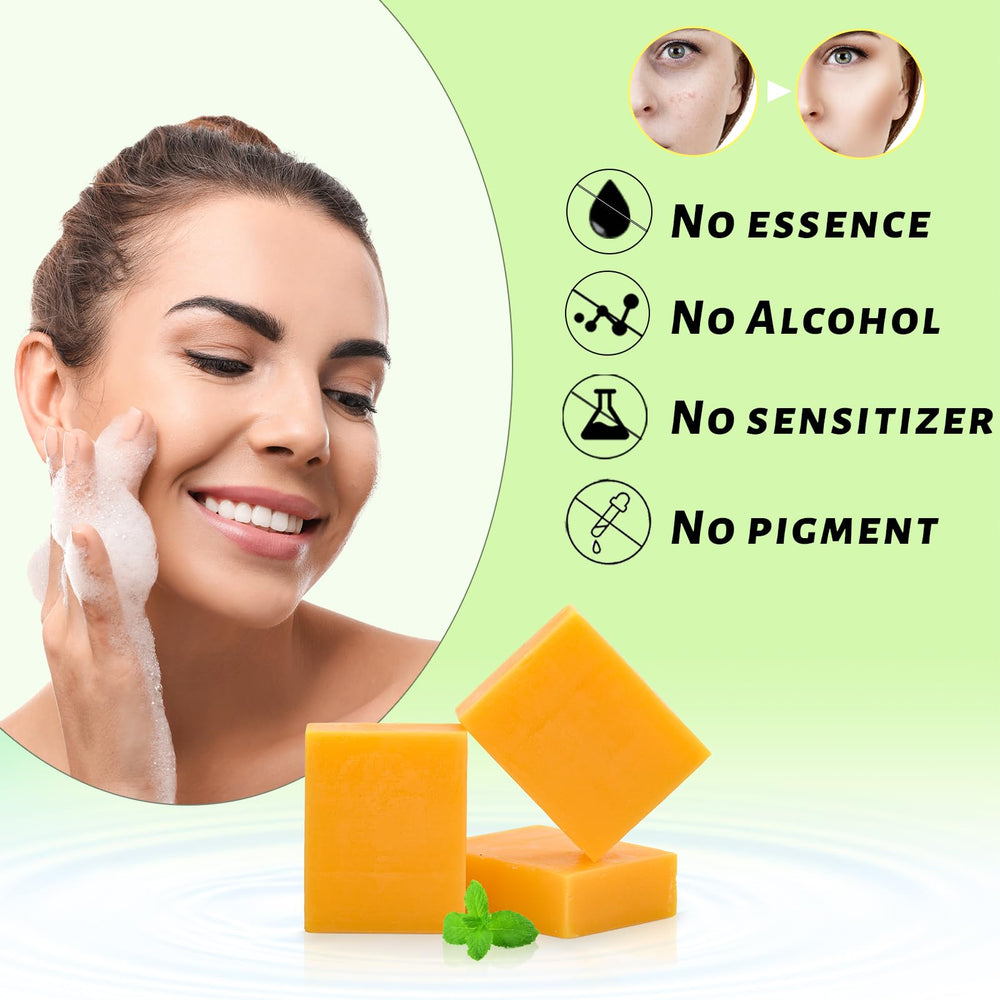 Joanssore Savon Curcuma – emballage simple et rangement pratique.