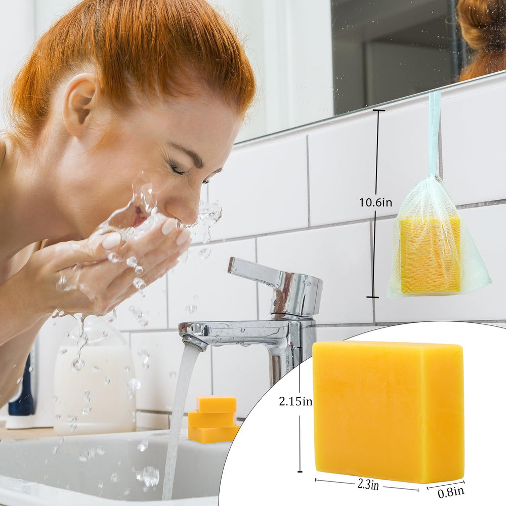 Joanssore Savon Curcuma – soin doux visage et corps.